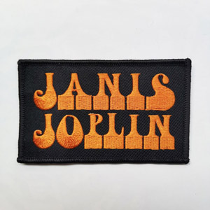 JANIS JOPLIN 官方原版刺绣布标 Logo  (Embroidered Patch)